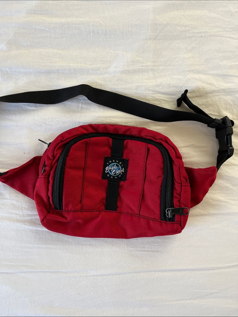 Red Y2K eagle creek Waist Pack Belt Bag Fanny pack crossbody